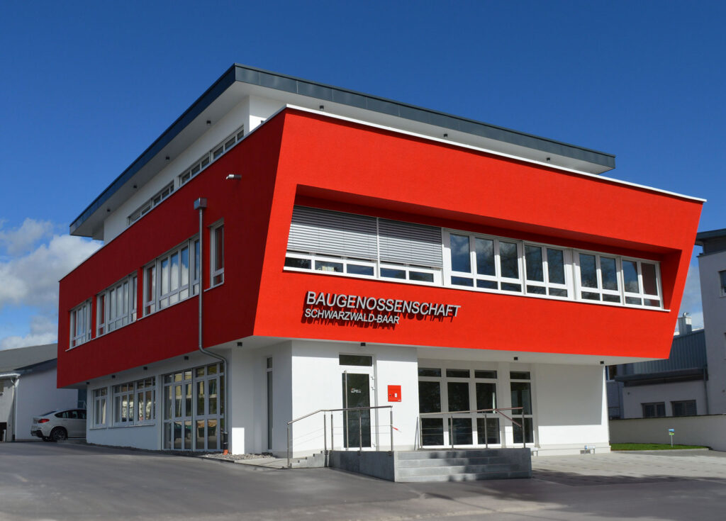 Ansicht des Gebäudes der BG Baar in der Dürrheimer Str.