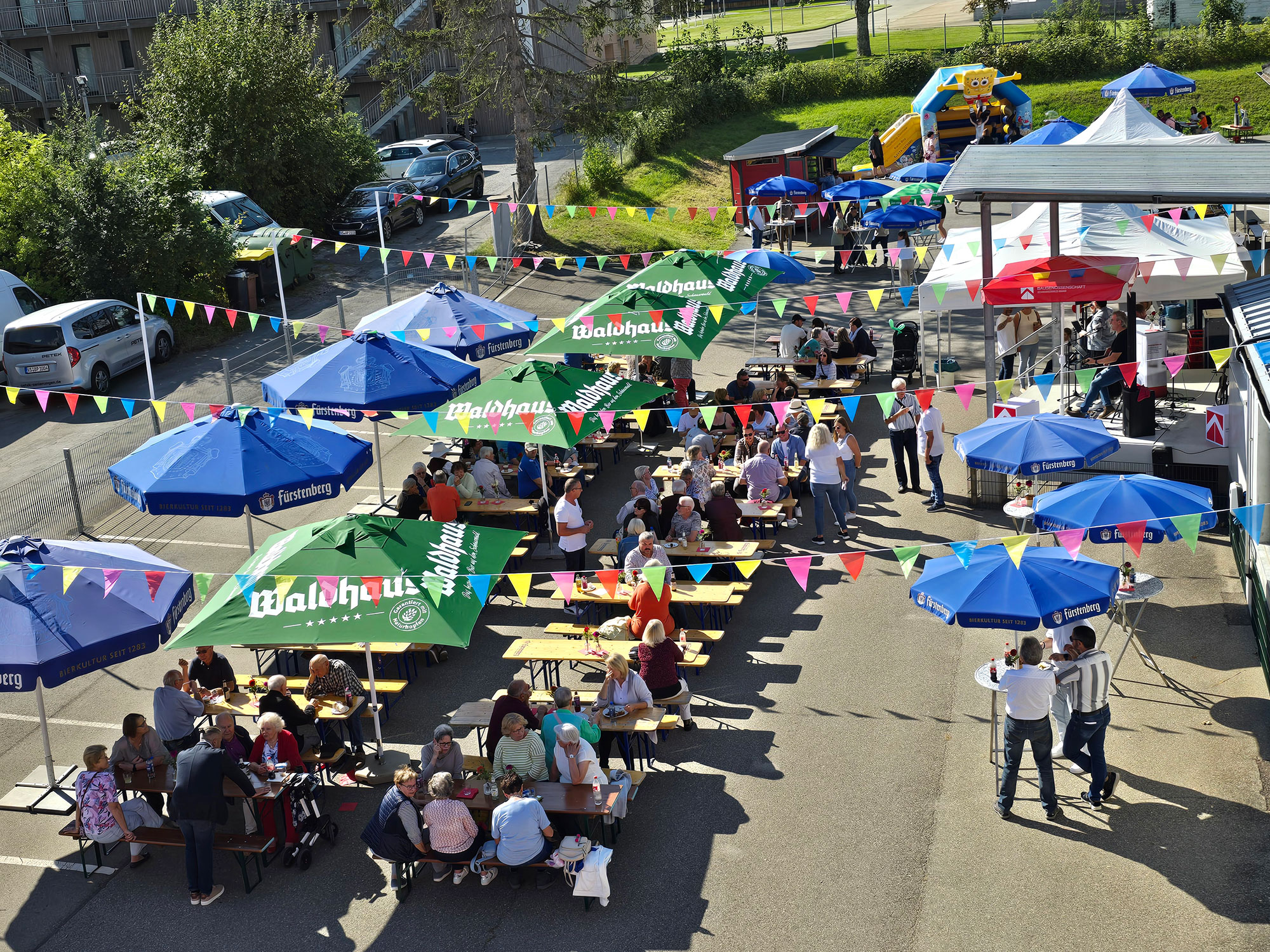 Hoffest 2024 - Blick von oben